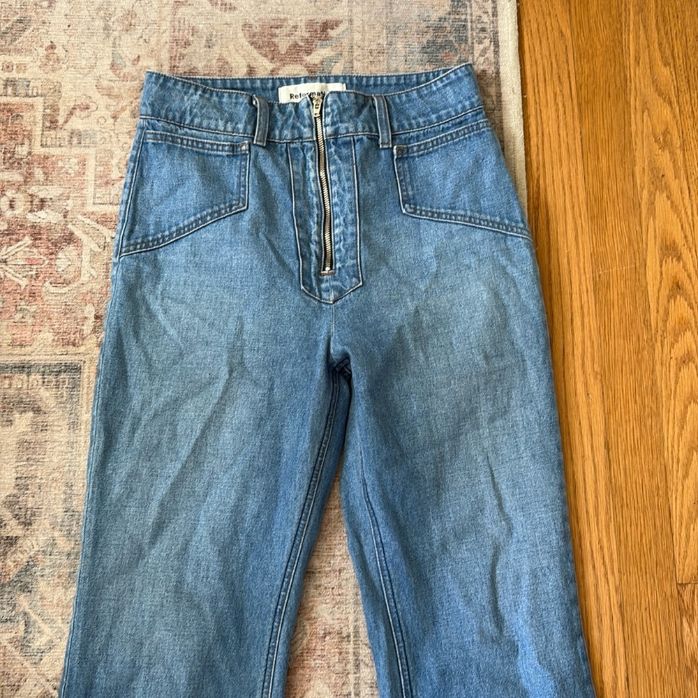 Reformation Cher jeans in wash ellis